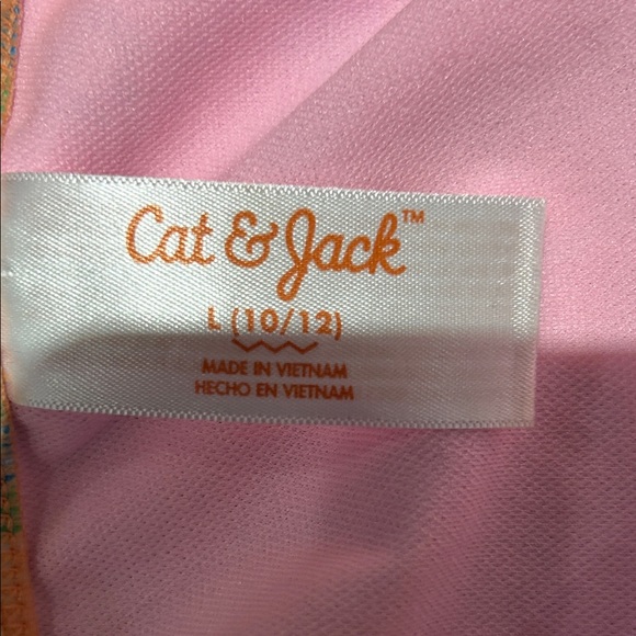 Never worn Cat & Jack Floral Kids Bikini - Pink and Blue - Picture 5 of 5